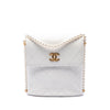 Secondhand Chanel Small Quilted Calfskin About Pearls Hobo