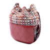Secondhand Chanel Small Quilted Calfskin and Tweed Gabrielle Bucket Bag