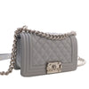 Secondhand Chanel Small Quilted Caviar Boy Flap