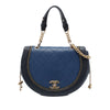 Secondhand Chanel Small Quilted Lambskin Chain Detail Saddle Bag