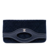 Secondhand Chanel Small Quilted Velvet 31 Clutch