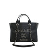 Secondhand Chanel Small Studded Caviar Deauville Tote