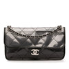 Secondhand Chanel Stitched PVC and Calfskin Naked Flap