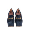 Gucci Blue Suede Pumps - 2010s Second hand