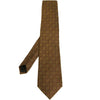 Romeo Gigli Brown Pattern Silk Tie - '90s Second hand