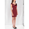 Katharine Hamnett Burgundy Dress - 2000s Second hand
