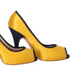 Giuseppe Zanotti Yellow and Black Pumps - 2000s Second hand