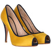 Giuseppe Zanotti Yellow and Black Pumps - 2000s Second hand