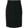 Jean-Louis Scherrer Black Wool Skirt - '90s Second hand