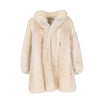 Christian Dior White Fox Fur Coat - '80s Second hand