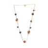 Louis Vuitton Crystal, Resin, & Wood LV Ball Charm Necklace - '10s Second-hand