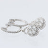 Secondhand Collection Privée Diamond Earrings K18WG 3.2 g D1.7