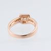 Secondhand Collection Privée 18k Pink GOLD RING with diamonds, Size 52 EU