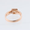 Secondhand Collection Privée 18k Pink GOLD RING with diamonds, Size 52 EU