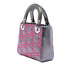 Secondhand Dior Anselm Reyle Mini Metallic Lambskin Cannage Lady Dior