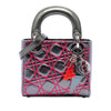 Secondhand Dior Anselm Reyle Mini Metallic Lambskin Cannage Lady Dior