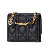 Secondhand Dior Calfskin Cannage Caro Chain Belt Bag