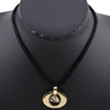 Secondhand Dior Convertible Gold Plated Logo Oval Pendant Necklace
