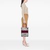 Secondhand Dior DiorAmour Embroidered Canvas Graffiti Vertical Book Tote