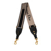 Secondhand Dior Embroidered Cotton Adjustable Shoulder Strap with Ring