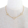 Secondhand Dior Gold Plated CD Mother of Pearl Destiny Necklace
