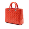 Secondhand Dior Large Patent Cannage Lady Dior
