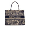 Secondhand Dior Medium Canvas Embroidered Dioriviera Toile De Jouy Book Tote