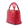 Secondhand Dior Medium Crinkled Patent Cannage Supple Lady Dior