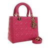 Secondhand Dior Medium Lambskin Cannage Lady Dior