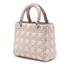 Secondhand Dior Medium Lambskin Cannage Stitched Lady Dior