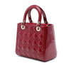 Secondhand Dior Medium Patent Cannage Lady Dior