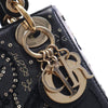 Secondhand Dior Mini Lambskin Embroidered Sequin Astrology Lady Dior