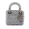 Secondhand Dior Mini Velvet Cannage Lady Dior