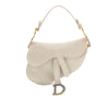 Secondhand Dior Mini Velvet Crystal Embellished Hardware Saddle Bag