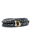 Secondhand Dior Oblique Canvas Saddle Bag