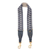 Secondhand Dior Oblique Embroidered Canvas Bag Strap