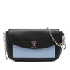Secondhand Dior Tricolor Leather Turn Lock Wallet on Chain