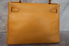 Secondhand Hermes Kelly Handbag Yellow Courchevel with Gold Hardware