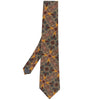 Gianfranco Ferré Brown Printed Silk Tie - '90s Second hand