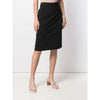 Salvatore Ferragamo Black Wool Skirt - '00s Second hand