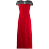 Gianfranco Ferré Red Wool Long Dress - '90s Second hand