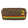 Christian Dior Vintage Rasta Crossbody Bag Diorissimo Canvas