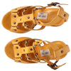 Jimmy Choo Mustard Leather Sandals - 2000s Second hand