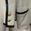 Chanel Sugar Paper Colored Wool Skirt Suit - '90s Second hand