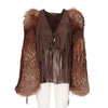 Dolce & Gabbana Brown Fur Jacket - 2000s Second hand