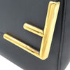 Secondhand Fendi Bicolor Leather Double F Baguette Satchel