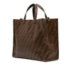 Secondhand Fendi FILA Glazed Fabric FF 1974 Mania Shopping Tote