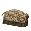 Secondhand Fendi Zucca and Zucchino Coated Canvas Cosmetic Pouch