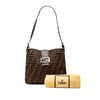 Secondhand Fendi Zucca Canvas Shoulder Bag