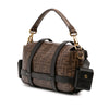 Secondhand Fendi Zucca Glazed Fabric Cage Baguette